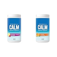 Calm, Magnesium Citrate Supplement & Calm, Magnesium Citrate Supplement, Anti-Stress Drink Mix Powder