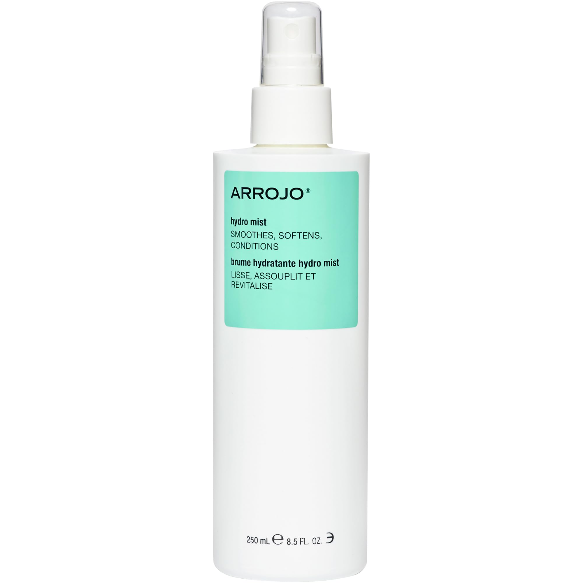 Hair Mist - Nourishing Hair Spray Lotion for Smooth & Hydrated Locks - Conditioning Hair Lotion for Tangle-Free Hairstyling for Any Type - 8.5 oz Detangler Spray - Hydro Mist by Arrojo