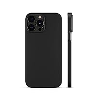 PEEL Original Super Thin Case Compatible with iPhone 13 Pro (Blackout) - Sleek Minimalist Design, Branding Free, Ultra Slim - Protects & Showcases Your Device