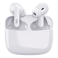 JVC HAD5TW Ultra-Compact IE Bluetooth Earbuds, True Wireless with Charging Case (Coconut White)