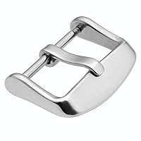 WOCCI Watch Strap Buckle Replacement Buckle Stainless Steel Choice of Colour and Size