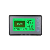 500A Battery Monitor with TTL Serial Output Interface Main AUX Dual Battery High and Low Voltage Programmable Alarm Compatible with Battery 10-120V for Boat Caravan RV Motorhome