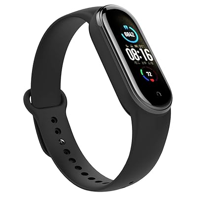  Xiaomi Mi Band 5 Activity Tracker, Fitness Tracker,  Smartwatch100 Background Screen, 1.1 Inch AMOLED Display, 50 m Waterproof,  Black : Sports & Outdoors