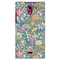 SECOND SKIN Sindee Nooma Flower (Blue) / for AQUOS Crystal Y 402SH/Y! Mobile YSH402-ABWH-193-K619