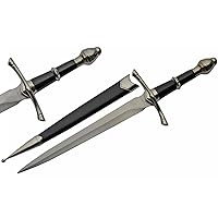 SZCO Supplies 211351 Claymore Dagger, Silver/Black