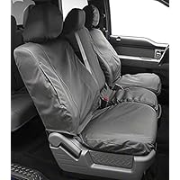 Covercraft SeatSaver Front Row Custom Fit Seat Cover for Select Nissan Titan Models - Waterproof (Grey)