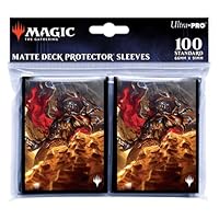 Ultra PRO - Magic: The Gathering Outlaws of Thunder Junction 100ct ChromaFuion Standard Size Card Sleeves Ft. Gonti, Protect & Store Your Gaming Cards, MTG Cards, Matte Finish Card Sleeves