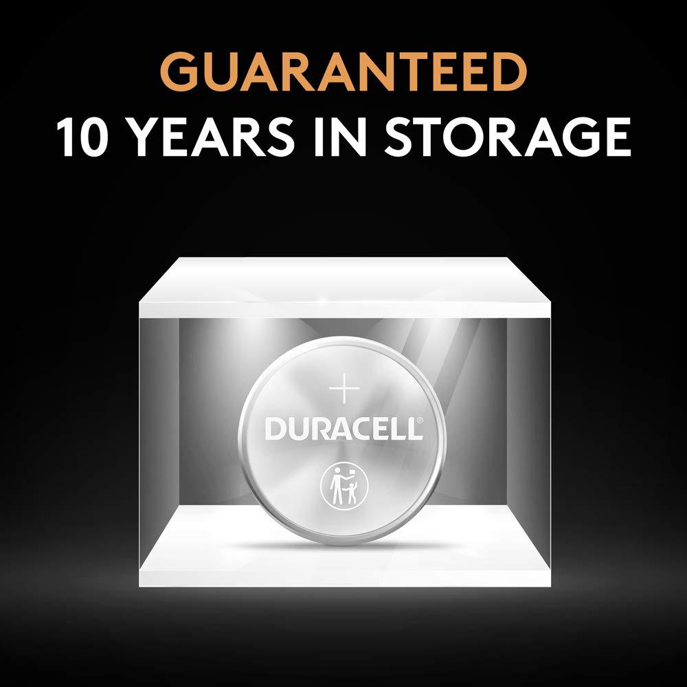 Duracell 1632 3V Lithium Battery, 1 Count Pack, Lithium Coin Battery for Medical and Fitness Devices, Watches, and more, CR Lithium 3 Volt Cell