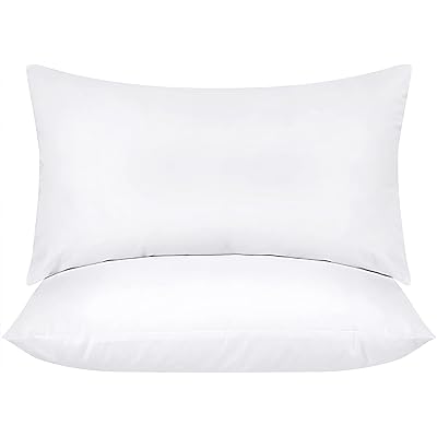 Utopia Bedding Throw Pillows Insert (Pack of 2, White) - 20 x 20 Inches Bed  and Couch Pillows - Indoor Decorative Pillows