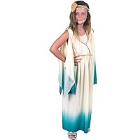 Kangaroo Greek Goddess Dress with Gold Leaf Headpiece I Perfect for Greece Dress Up Halloween Fairy Cosplay Athena Costume