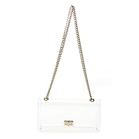 Clear Crossbody satchel bag with shoulder chain