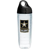 Tervis Made in USA Double Walled Army Gold Star Logo Insulated Tumbler Cup Keeps Drinks Cold & Hot, 24oz Water Bottle, Classic, 1 Count (Pack of 1)