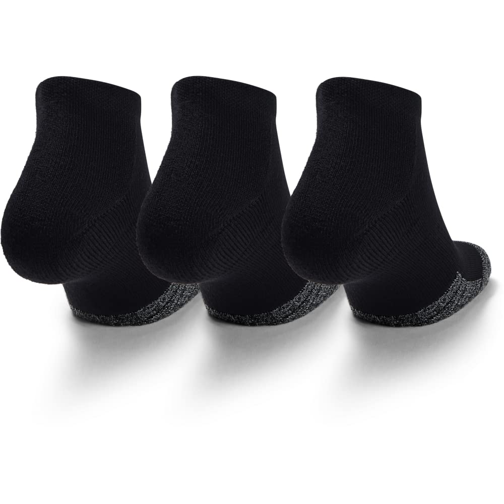 Under Armour Unisex UA Heatgear Locut, Breathable Trainer Socks, Cushioned Low Cut