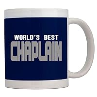 World's best Chaplain Mechanic Font Mug 11 ounces ceramic