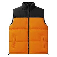 Winter Down Vest Men Couple's Model Cold Protection Warm Leisure Mens Jacket Vests Collar And Sleeveless