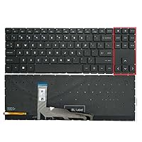 Laptop Replacement Keyboard Compatible for HP OMEN 15-en0013dx 15-en0023dx 15-en0029nr 15-en0036nr 15-EN0010CA US Layout White Backlit
