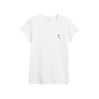 Rag & Bone Women's White Matchstick Short Sleeve T-Shirt