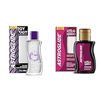 Water Based Lube (5oz) and Astroglide Lube Plus Libido (2.5oz) Personal Lubricants Bundle