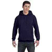 Hanes Men's Fleece Full Cut Athletic Hooded Pullover, Navy, XXX-Large