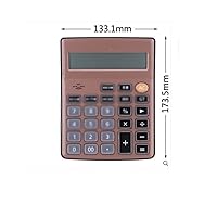 Extra Large Desktop Calculator, Battery and Powered LCD Display, Great for Home and Office Use (Color : D)