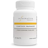 Integrative Therapeutics Cortisol Manager - with Ashwagandha, L-Theanine - Reduces Stress to Support Restful Sleep* - Melatonin-Free Supplement - 90 Count