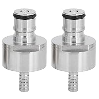 Premium Stainless Steel Carbonation Cap Set, Carbonation Cap,Ball Lock Type with 5/16in Barb for Effortless Homebrew Carbonation