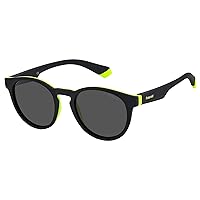 Polaroid PLD 8048/S JUNIOR Black Yellow/Grey 45/18/130 unisex Sunglasses