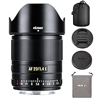 VILTROX 23mm F1.4 Auto Focus Lens APS-C Large Aperture Lens Compatible with Canon EOS EF-M Mount Cameras Silver M10 M100 M2 M200 M3 M5 M50 M50II M6 M6II