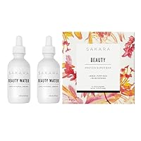 Sakara Beauty Water Drops & Beauty Protein Super Bars - Trace Mineral Drops for Water & Clean Protein Bars with 12g Plant Protein