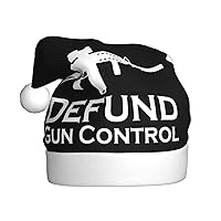 Defund Gun Control(1) Christmas Hat Men'S Woman Cap Unisex Beanie For New Year Party Hats