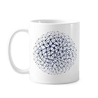 Atomic Structure Physical Illustration Mug Pottery Ceramic Coffee Porcelain Cup Tableware