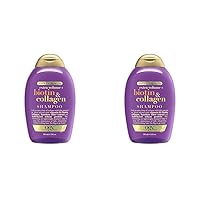 OGX Thick & Full + Biotin Collagen Extra Strength Volumizing Shampoo with Vitamin B7 Hydrolyzed Wheat Protein for Fine Hair. Sulfate-Free Surfactants Thicker, Fuller Hair, 13 Fl Oz (Pack of 2)
