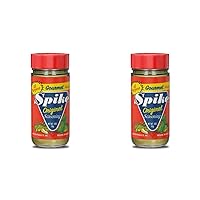 Spike Original All-Purpose Seasoning, All Natural, Low Sodium, No Sugar, No MSG, Zero Calories, Vegan - 3 oz (Pack of 2)