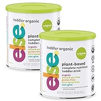 Organic Toddler Formula for 12-36 months, Plant-based, Dairy & Soy Free, Complete Nutrition Drink Made from Whole Foods. 22 Oz 2 Pack