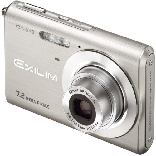 Casio Exilim EX-Z70 7.2MP Digital Camera with 3x Anti Shake Optical Zoom (Silver)
