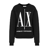 A|X ARMANI EXCHANGE Women's Icon Logo Pullover Sweatshirt