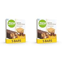 ZonePerfect Protein Bars, 14g Protein, 18 Vitamins & Minerals, Nutritious Snack Bar, Fudge Graham, 5 Bars (Pack of 2)