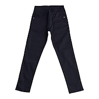 Kids School Pants Colorful Linen Slim Fit 5 Pocket Kids Classic Trousers
