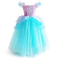 Girls' Dress Princess Dress Mermaid Princess Dress Children's Birthday Gift Dress