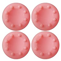 4 Pcs for PS4 PS3 PS2 Xbox 360 ONE Controller Rubber Silicone Cap Thumbstick Thumb Stick X Cover Case Skin Joystick Grip Grips (Light Pink)