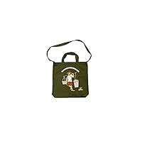 J3 Marketing & Productions Canvas Tote Bag 2 Back Pockets Shoulder Hand Bag for School Work Groceries Picnic TAHOOO