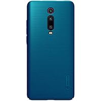 for Xiaomi Redmi K20 / K20 Pro Case,Nillkin [with Kickstand] Frosted Shield Anti Fingerprints Hard PC Case Back Cover for Redmi K20/K20 Pro/Mi 9T/9T Pro -Retail Package (Blue)