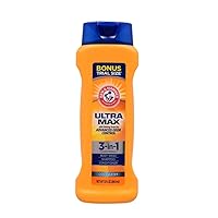 Arm & Hammer Ultra Max 3-in-1 Shampoo Conditioner Body Wash,Cool Water 12 oz.