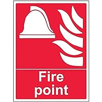 V Safety Eco Friendly Fire Equipment - Fire Point - 300 x 400 mm Safety Sign
