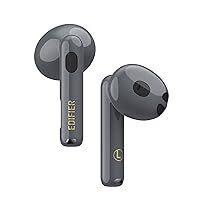Edifier W320TN Adaptive Active Noise Cancelling Earbuds, LDAC & Hi-Res Audio Wireless, 6 Microphones AI Call Noise Cancellation, in-Ear Detection, App Control, Fast Charge, IP54, Bluetooth 5.3 - Gray