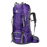 Hiking Backpack, 60L Camping Backpack, High -Performance Outdoor Sports Travel Backpack with Rain Cover