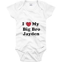 I Love My Big Brother Jayden: Baby Onesie®
