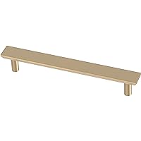 Franklin Brass Simple Chamfered Cabinet Pull, Bronze, 5-1/16 in (128mm) Drawer Handle, 5 Pack, P40846K-CZ-B
