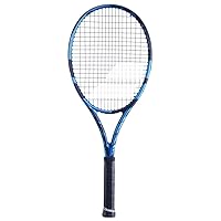 Pure Drive Tennis Racquet (10th Gen) - Strung with 16g White Babolat Syn Gut at Mid-Range Tension