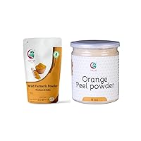 Multi Pack | Wild Turmeric Powder + Orange Peel Powder for face bundle | 8 oz each